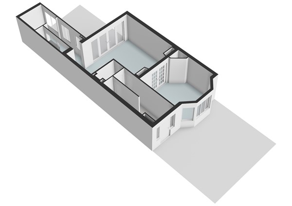 Floorplan - Tiboel Siegenbeekstraat 11, 2313 HA Leiden